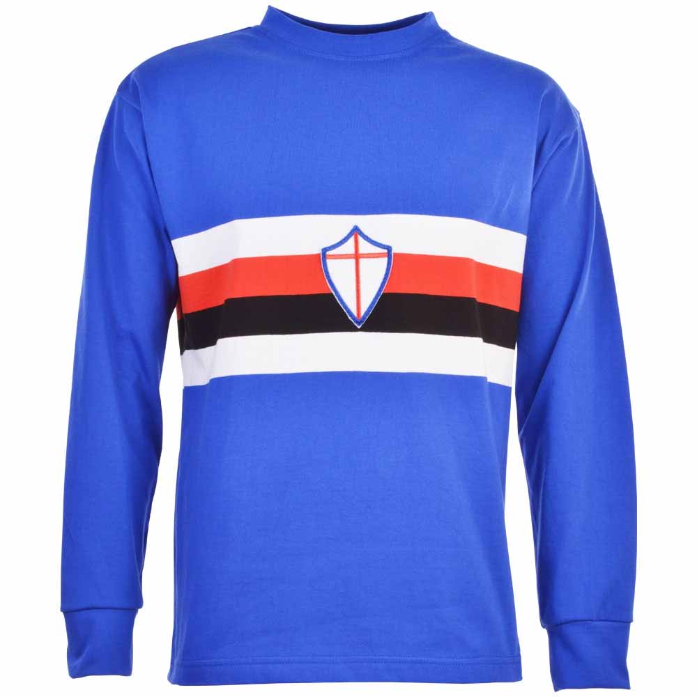 Sampdoria 1970s Retro Football Shirt_0