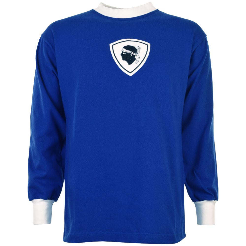 Bastia 1970s Retro Football Shirt_0