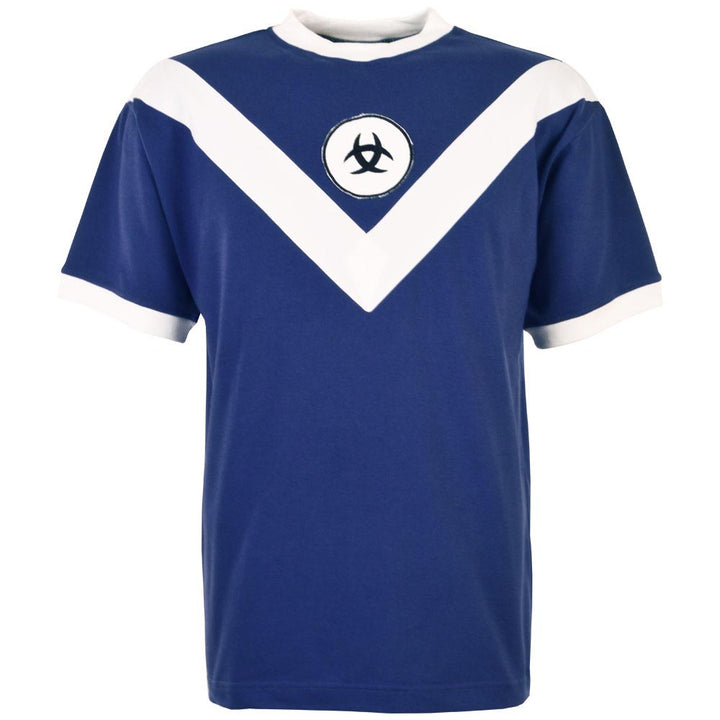 Bordeaux 1960s Retro Football Shirt_0