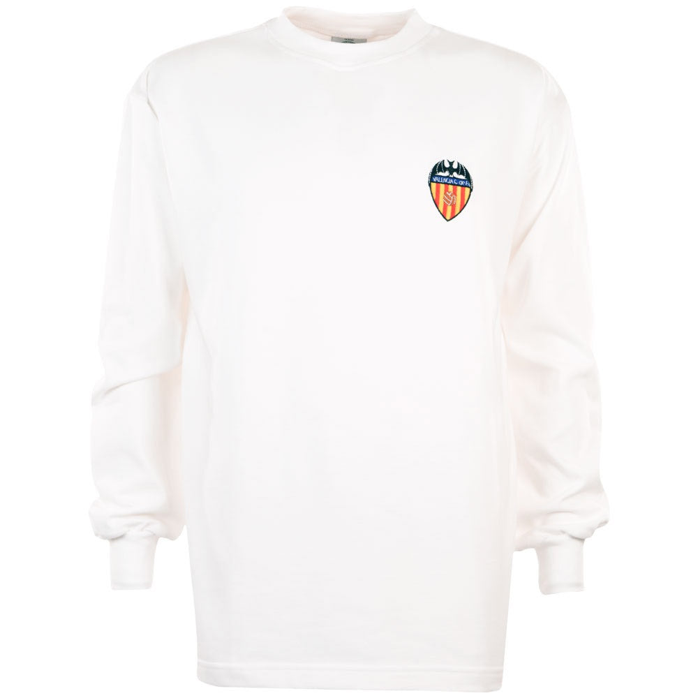 Valencia 1960s Retro Football Shirt_0