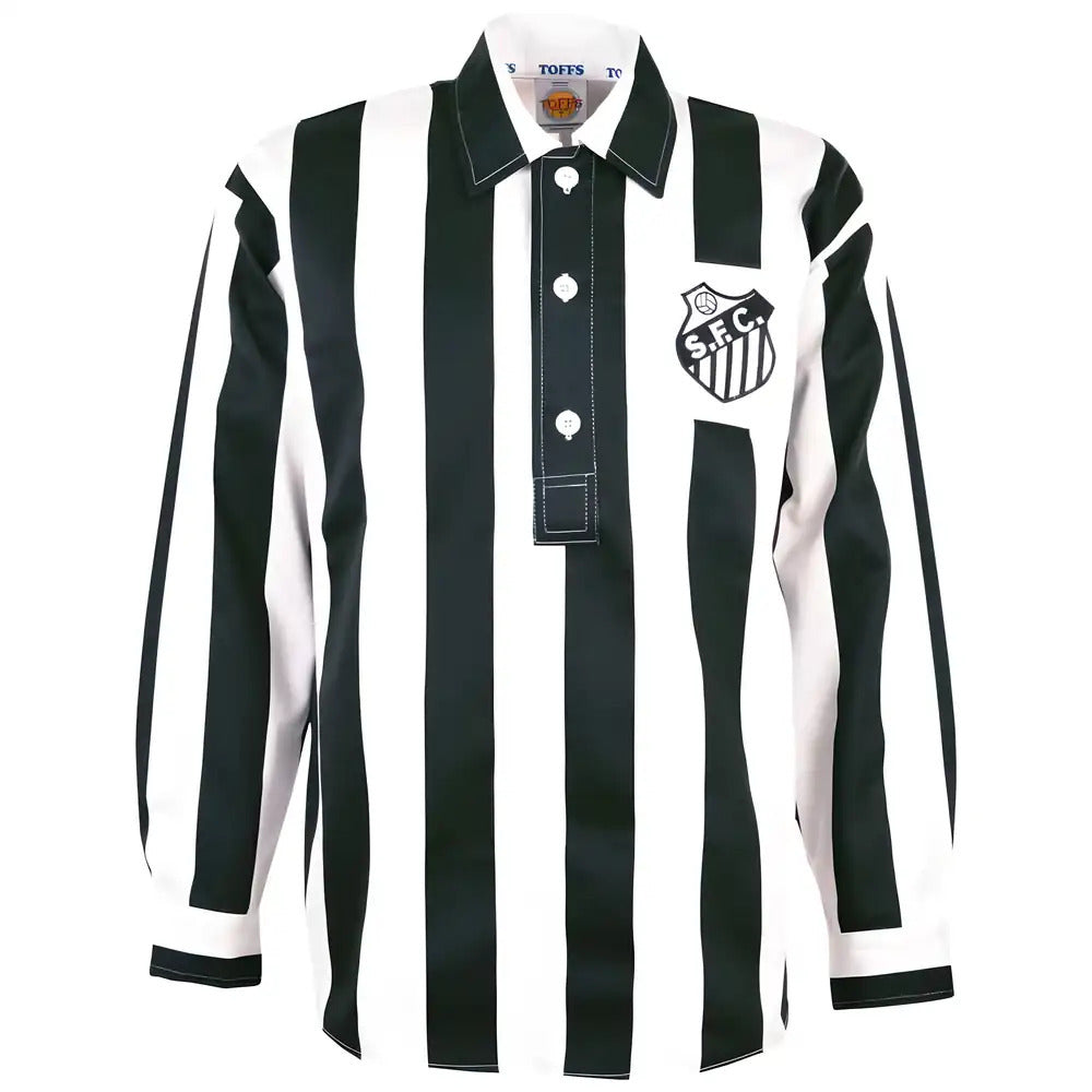 Santos 1950s-1960s Away retro Football Shirt_0