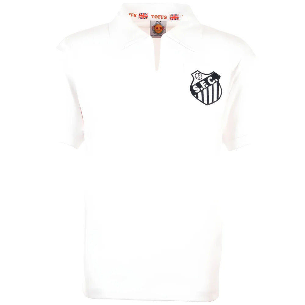 Santos 1960s-1970s Retro Football Shirt_0