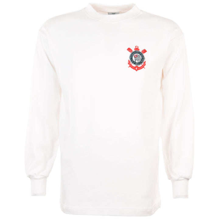 Corinthians Paulista 1970s Retro Football Shirt_0