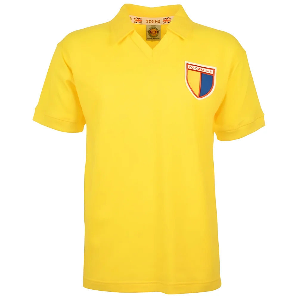 Colombia 1985 Retro Football Shirt_0