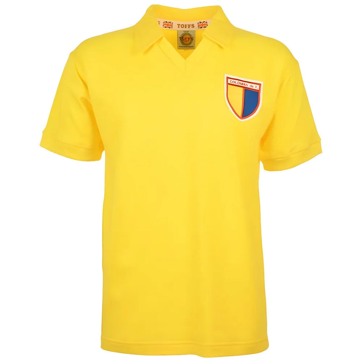 Colombia 1985 Retro Football Shirt_0