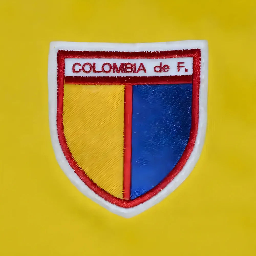 Colombia 1985 Retro Football Shirt_1