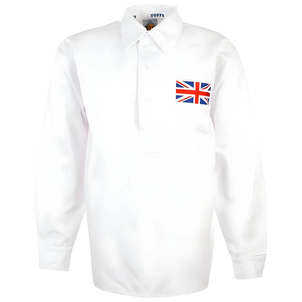 Great Britain Olympics 1908 Retro Football Shirt_0
