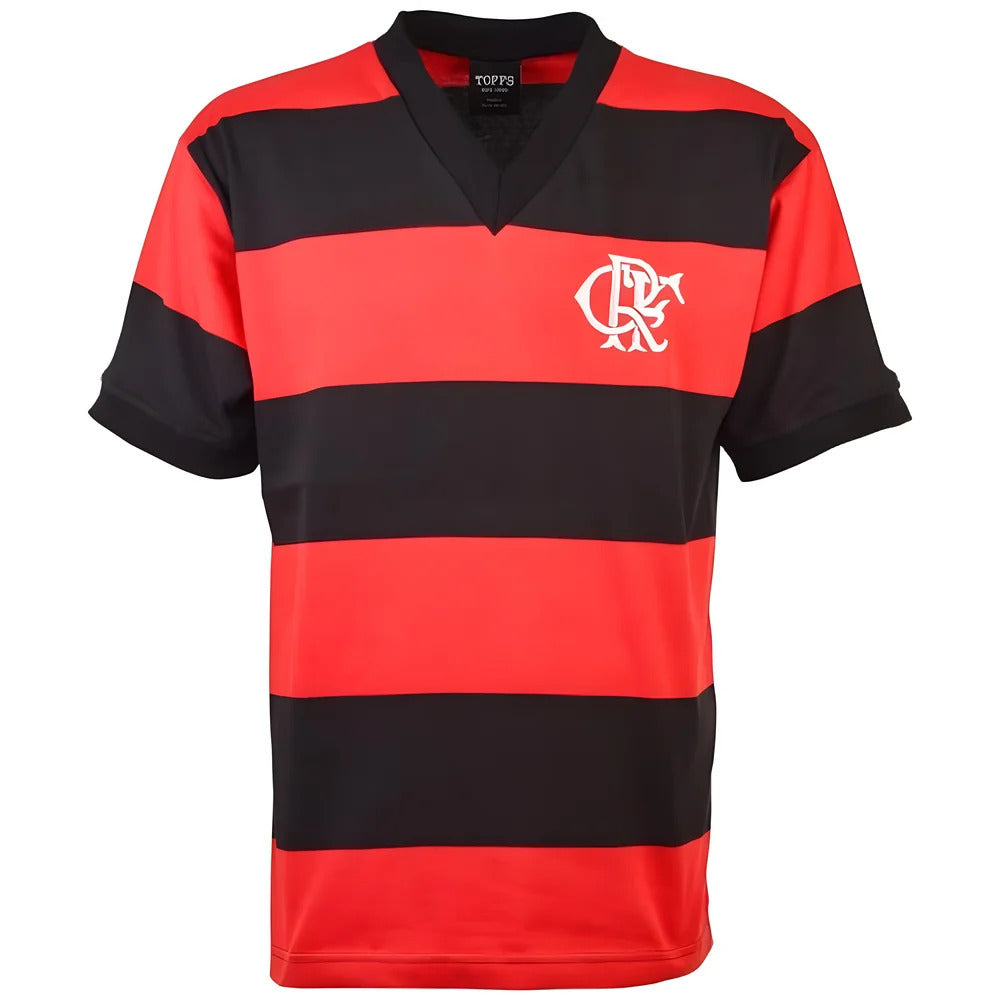 Flamengo 1960s Short Sleeve Retro Football Shirt_0