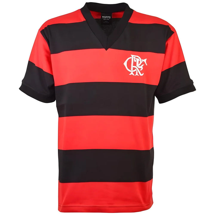 Flamengo 1960s Short Sleeve Retro Football Shirt_0