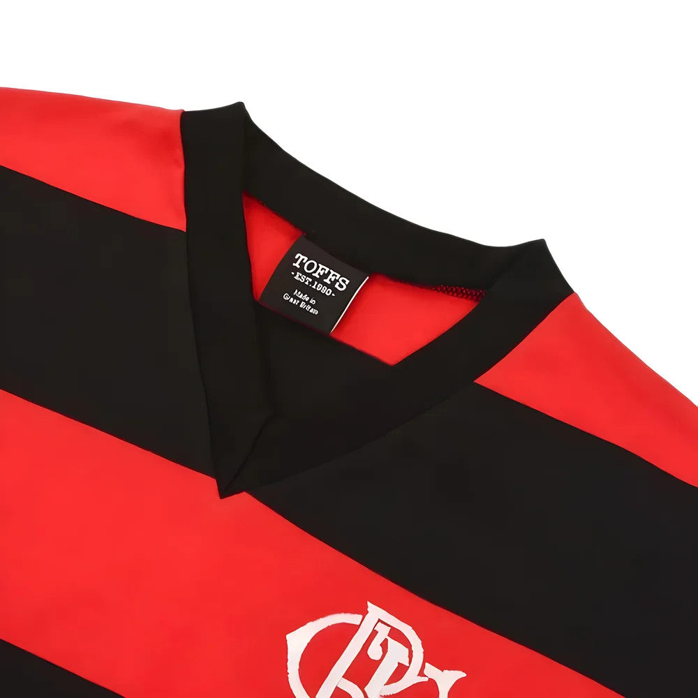 Flamengo 1960s Short Sleeve Retro Football Shirt_1