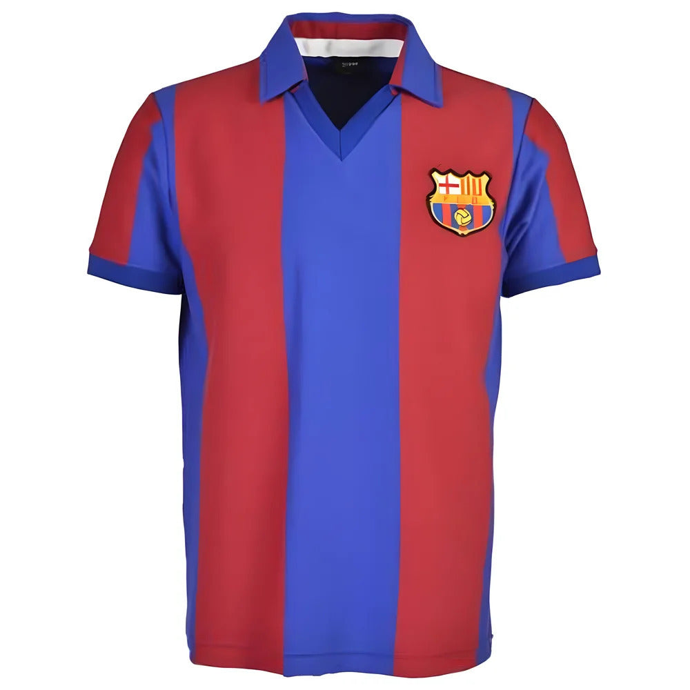 Barcelona 1980-1981 Retro Football Shirt_0