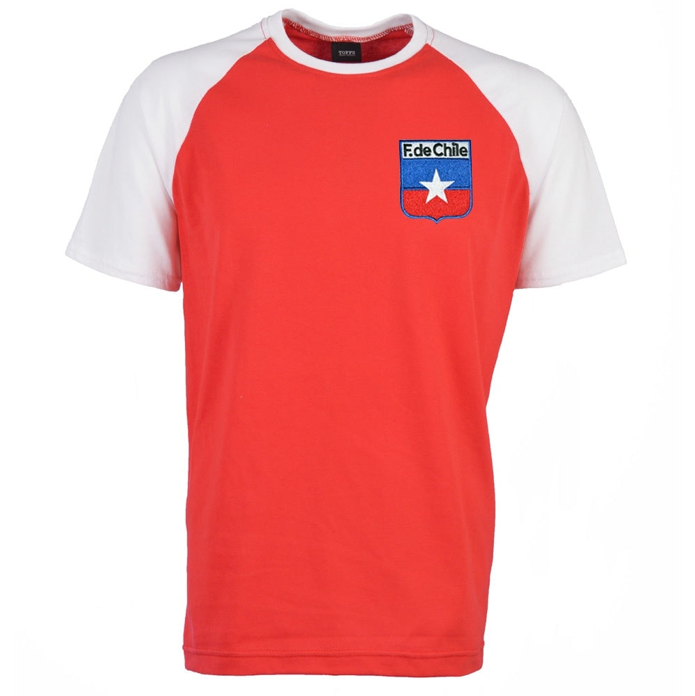 Chile 2018 Raglan Retro Football Shirt_0