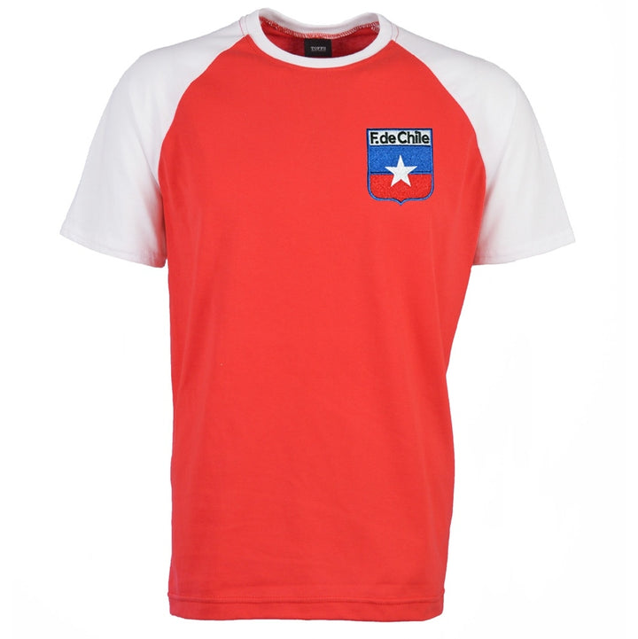 Chile 2018 Raglan Retro Football Shirt_0