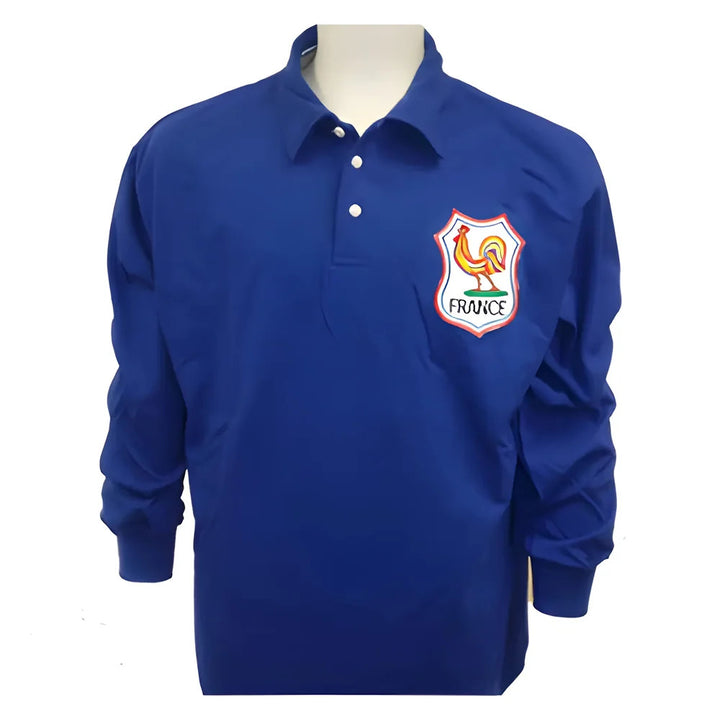 France 1954 World Cup Retro Football Shirt_0