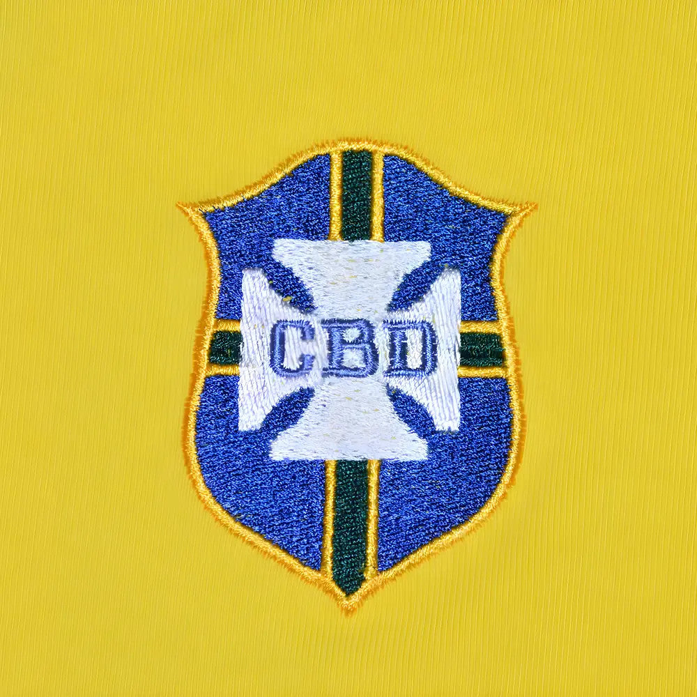 Brazil 1970 World Cup No 10 Kids Retro Football Shirt_2