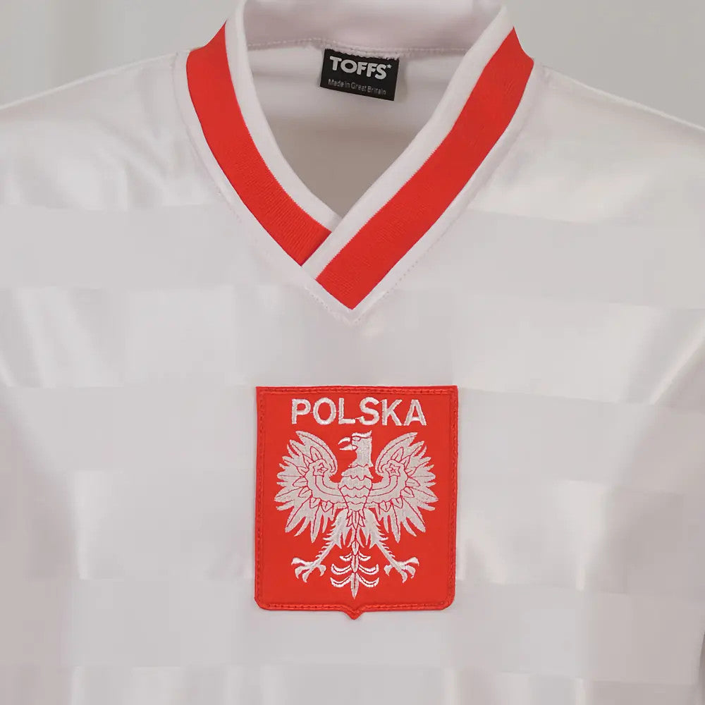 Poland 1986 Away Retro Football Shirt_1