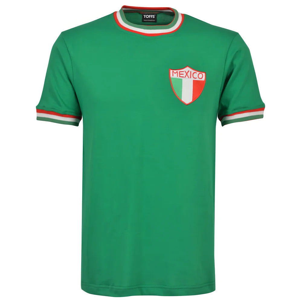 Mexico 1966  Retro Football Shirt (Your Name)_2