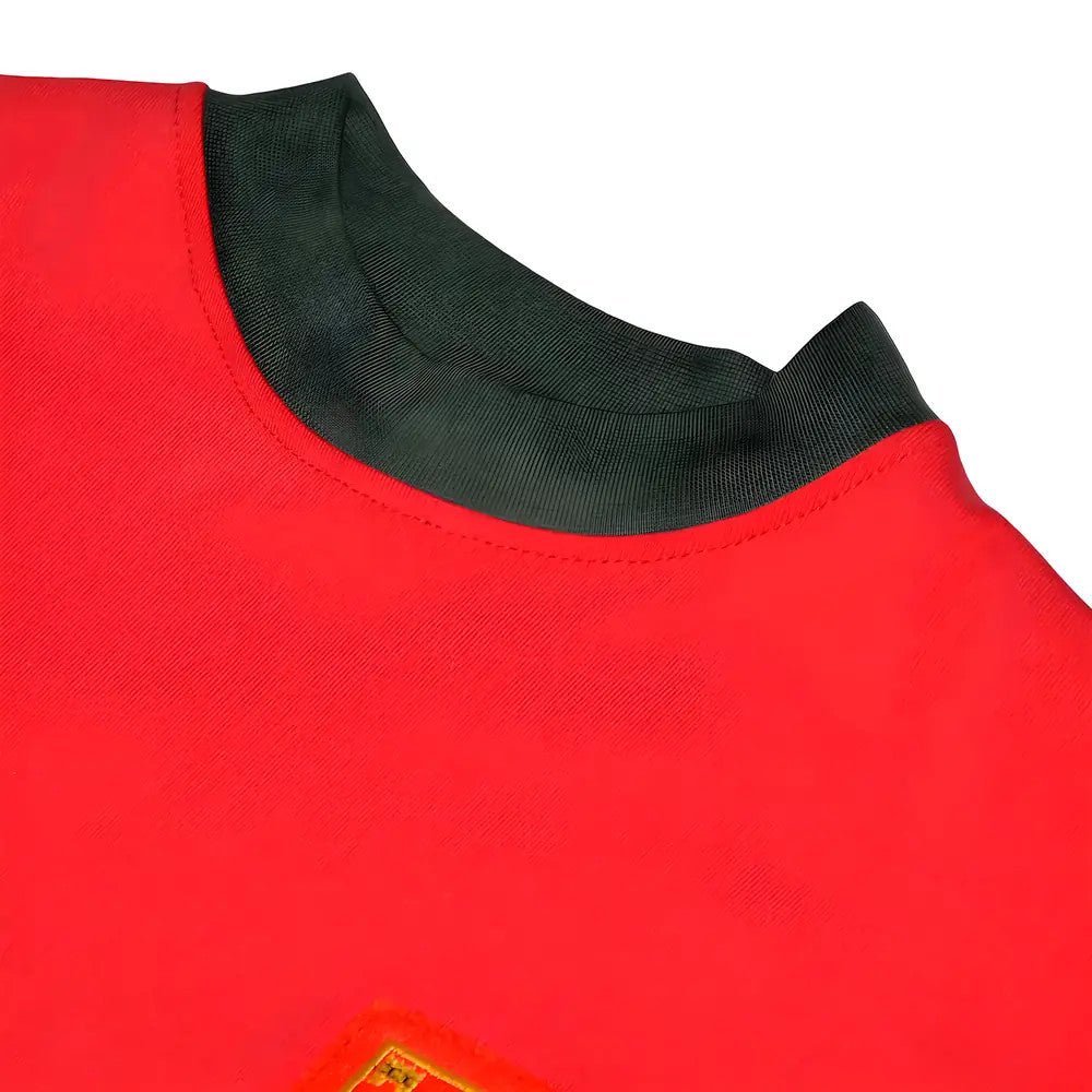 Portugal Short Sleeve Kids Retro Football Shirt_1