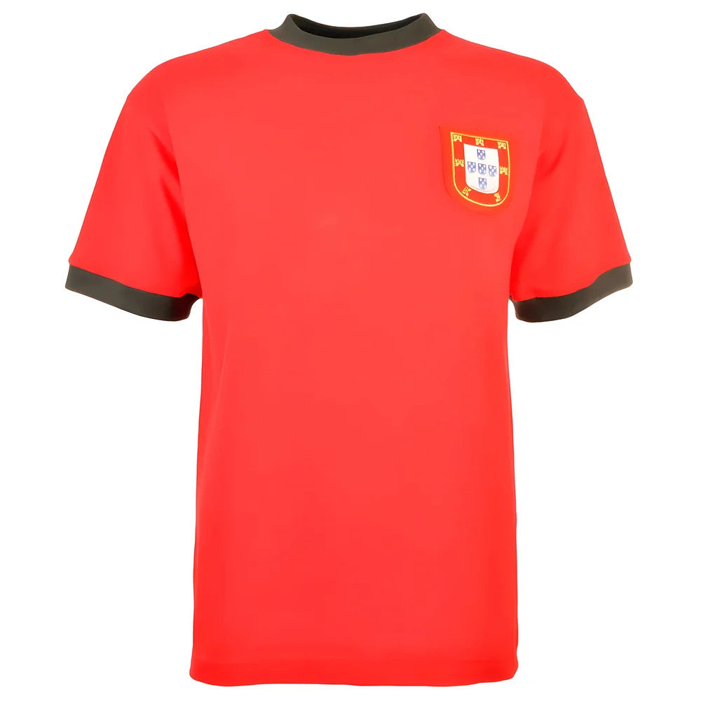 Portugal Short Sleeve Kids Retro Football Shirt_0