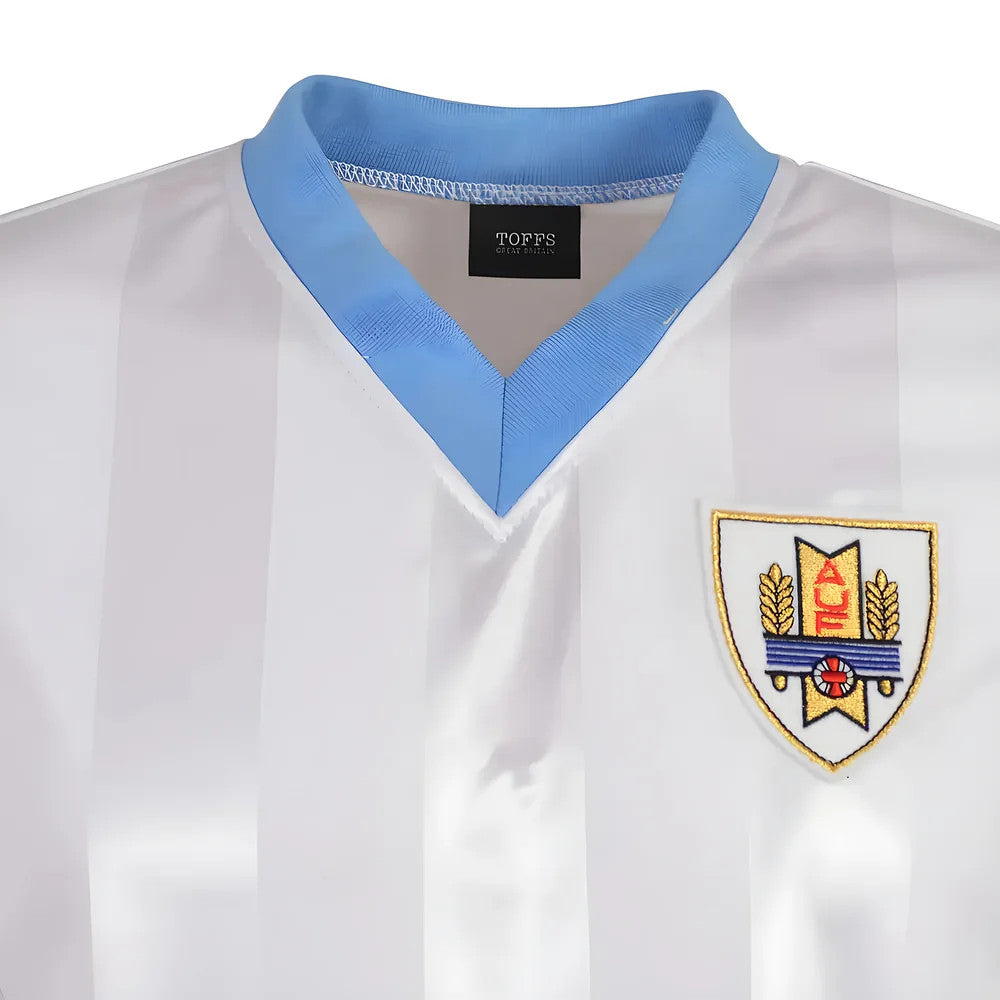 Uruguay 1986 World Cup Kids Retro Football Shirt_2