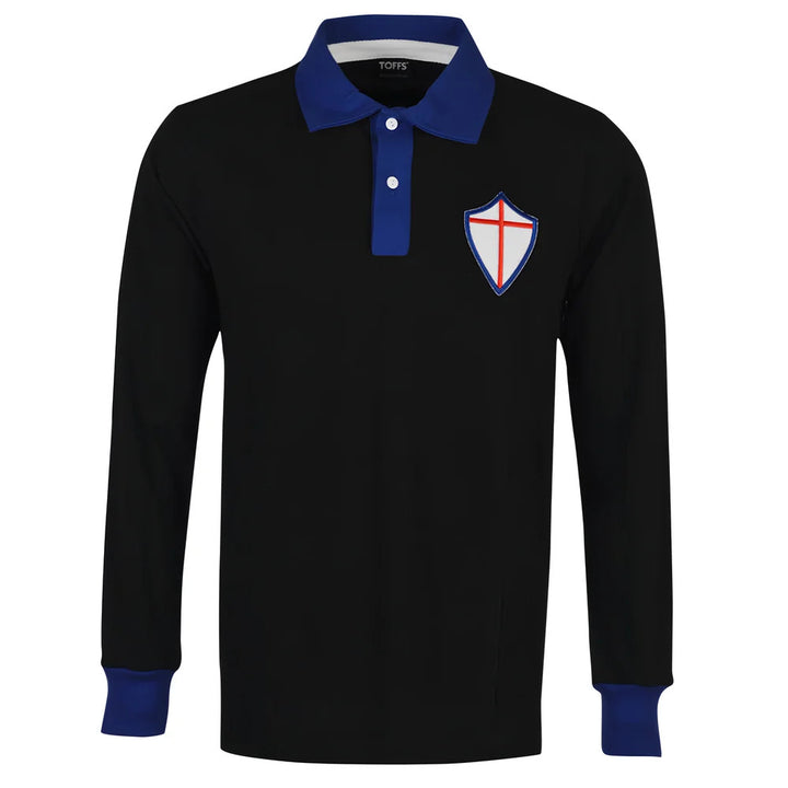 Sampdoria 1970s Goalkeeper Retro Football Shirt_0