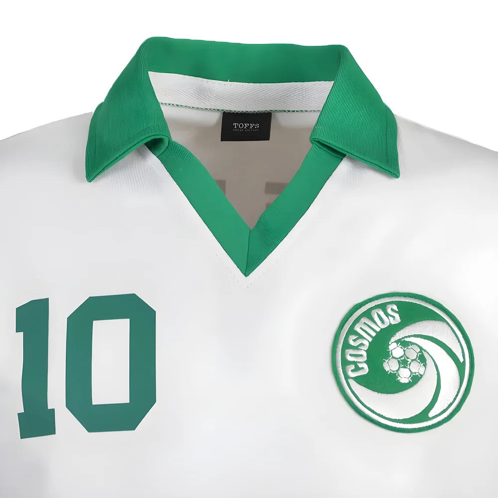 New York Cosmos Pele White Retro Shirt with PELE 10_2