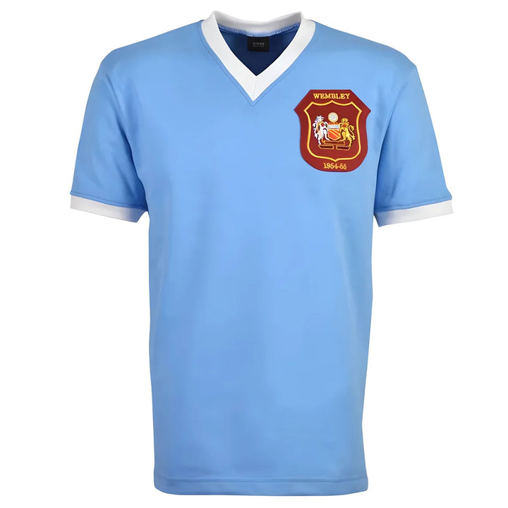 Manchester City 1954-1955 Retro Football Shirt_0