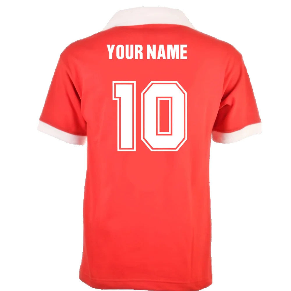 Manchester Reds 1970s Retro Shirt (Your Name)_2
