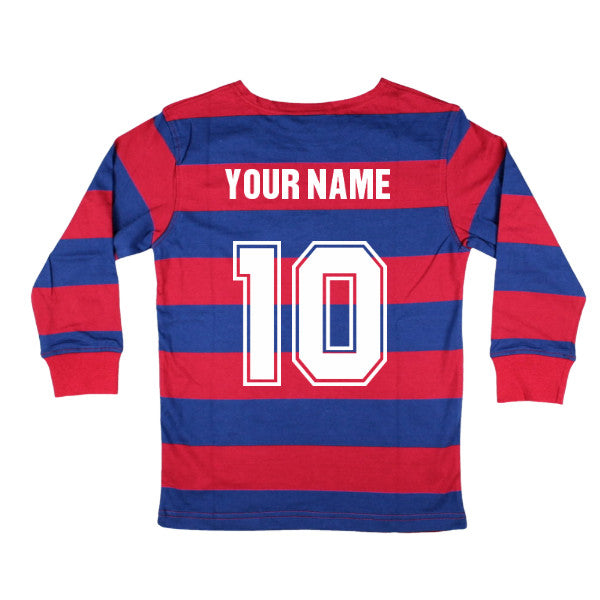 Engineers A.F.C 1875 FA Cup Winners Kids Retro Shirt (Your Name)_0