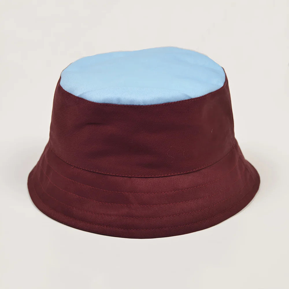 TOFFS Bucket Hat - Maroon/Sky_0