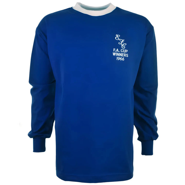 Everton 1966 FA Cup Final Kids Retro Football Shirt_0