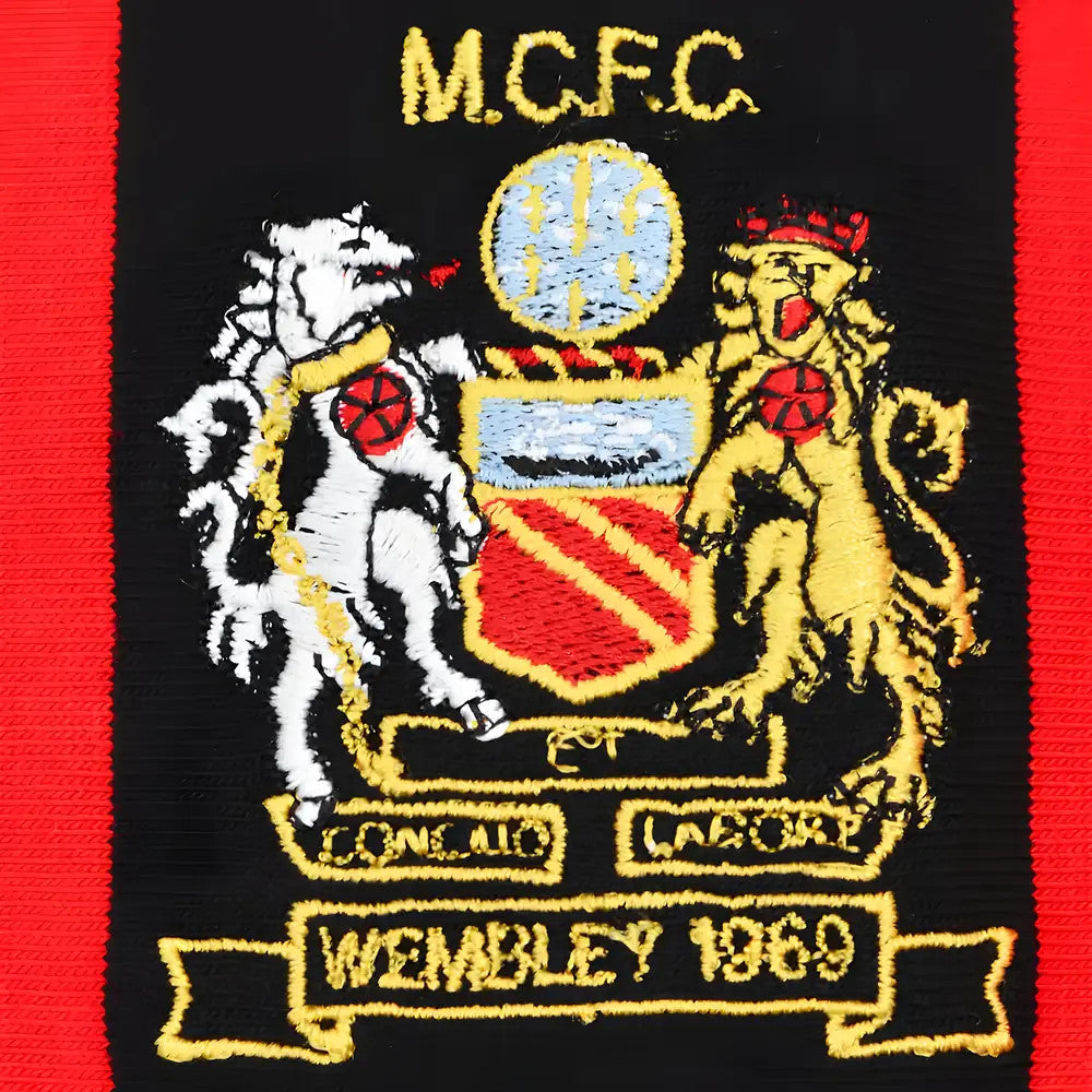 Manchester City 1969 FA Cup Final Kids Retro Football Shirt_1