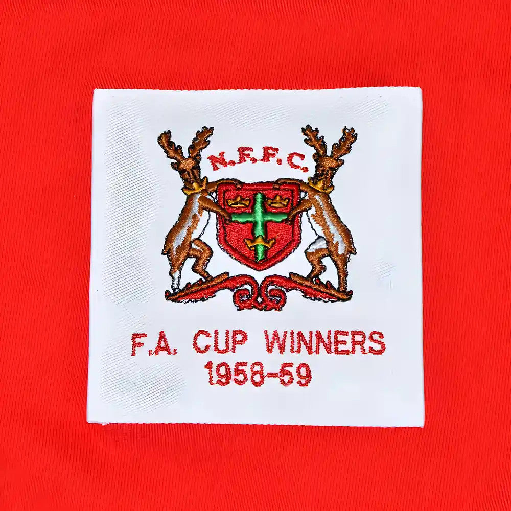 Nottingham Forest 1959 Cup Final Kids Retro Football Shirt_1