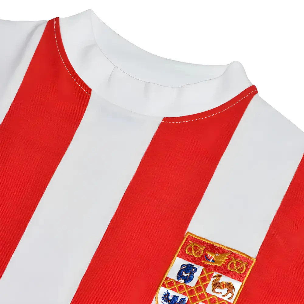 Stoke City 1972 League Cup Kids Retro Football Shirt_2