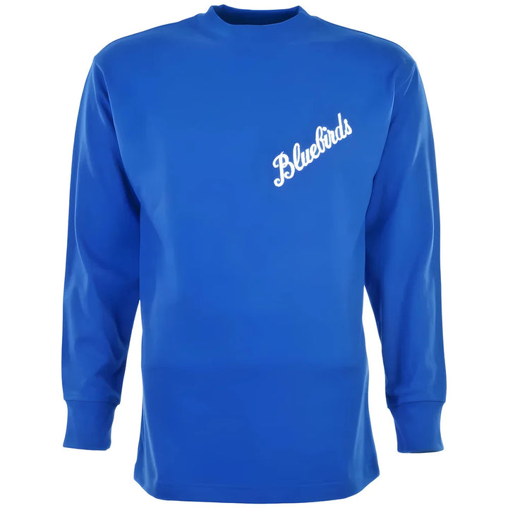 Cardiff City 1960s Bluebird Kids Retro Football Shirt_0