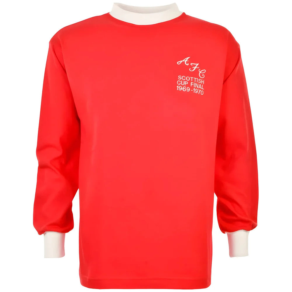 Aberdeen 1970 Scottish Cup Final Kids Retro Shirt_0