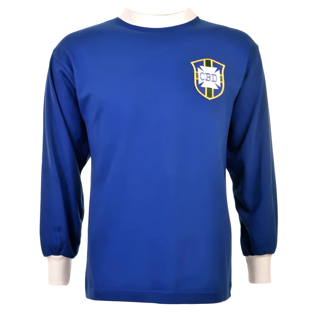 Brazil 1966 World Cup Kids Retro Football Shirt_0