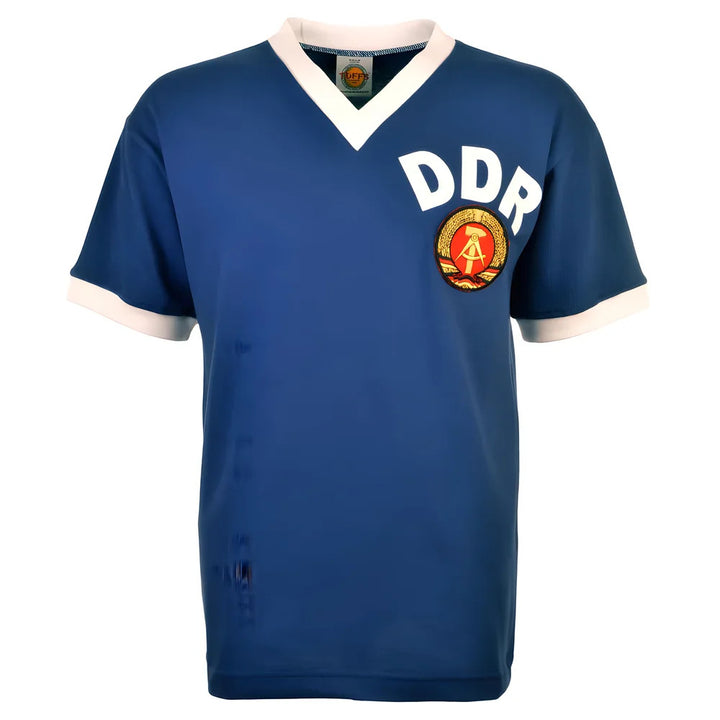 East Germany (DDR) 1974 World Cup Kids Retro Football Shirt_0