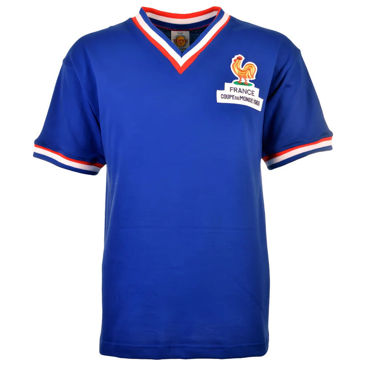 France 1966 World Cup Kids Retro Football Shirt_0