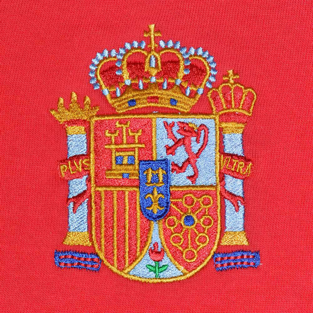 Spain  1982 World Cup Kids Red Retro Football Shirt_1