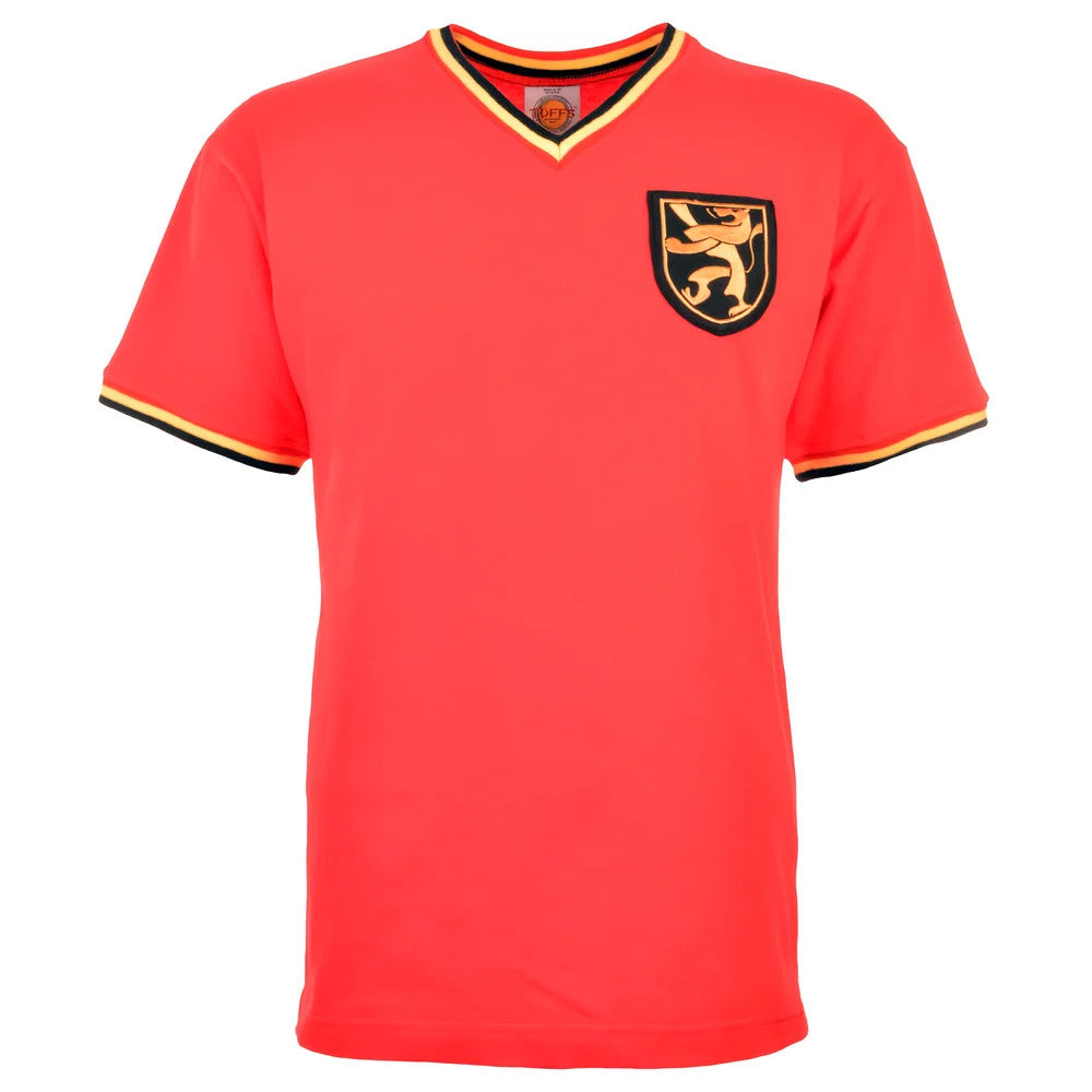 Belgium 1970 Kids Red Retro Football Shirt_0