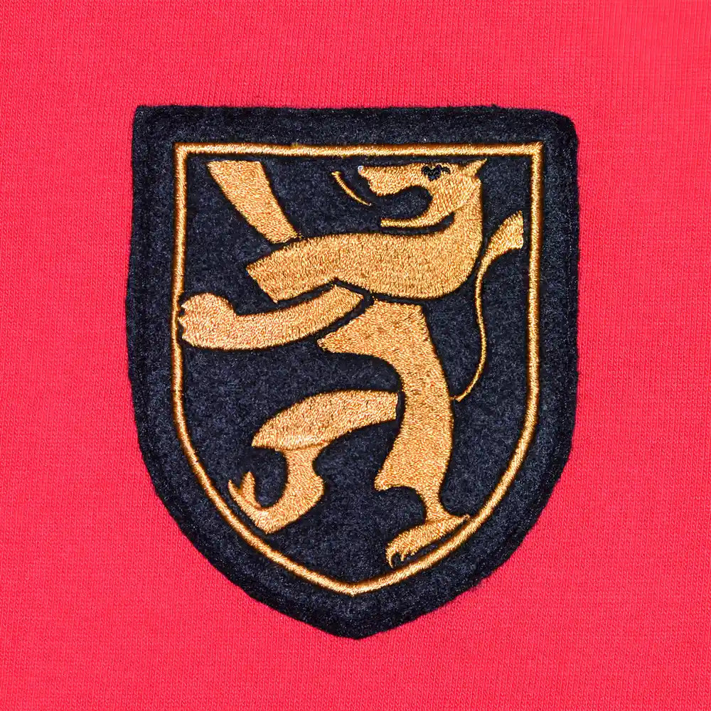 Belgium 1970 Kids Red Retro Football Shirt_1
