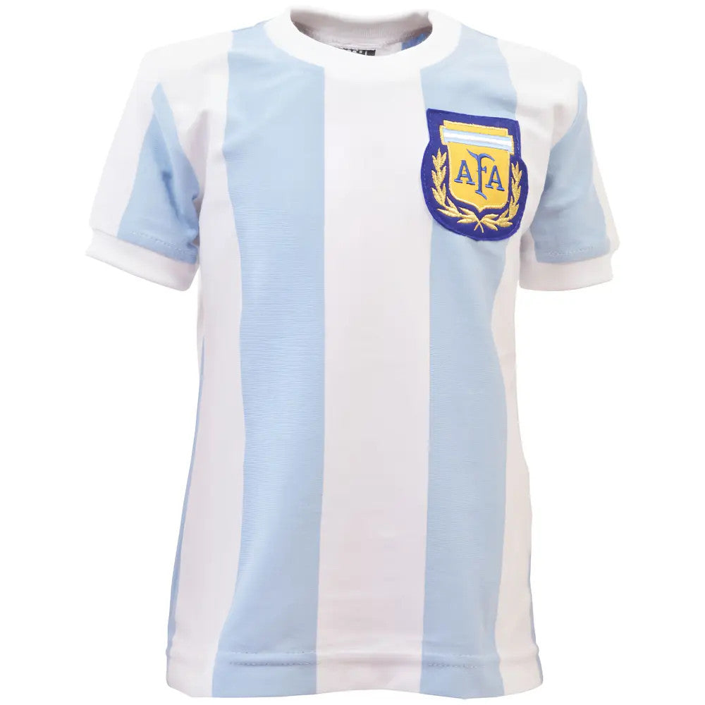 Argentina 1986 World Cup No.10 Kids Shirt_3