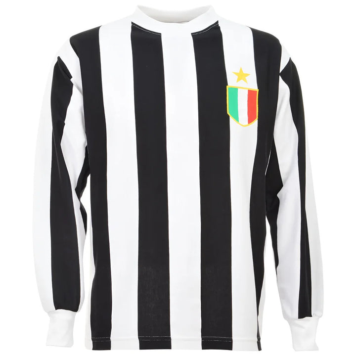 Piemonte Calcio Retro 1960s Kids Long Sleeved Retro Football Shirt_0