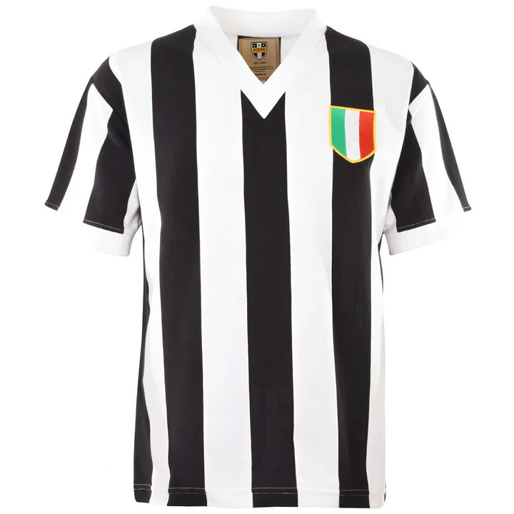 Piemonte Calcio Retro 1960s Kids Retro Short Sleeved Football Shirt_0