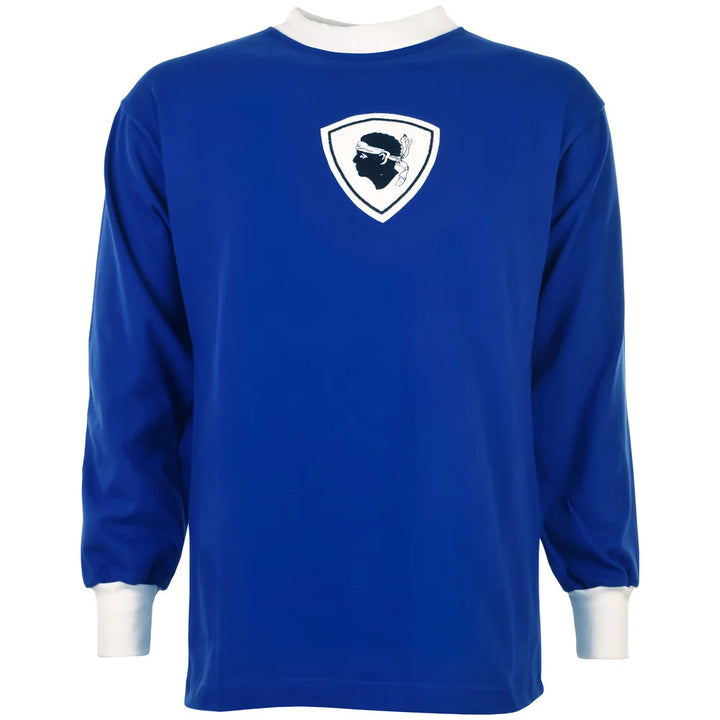 Bastia 1970s Shirt Kids Retro Football Shirt_0