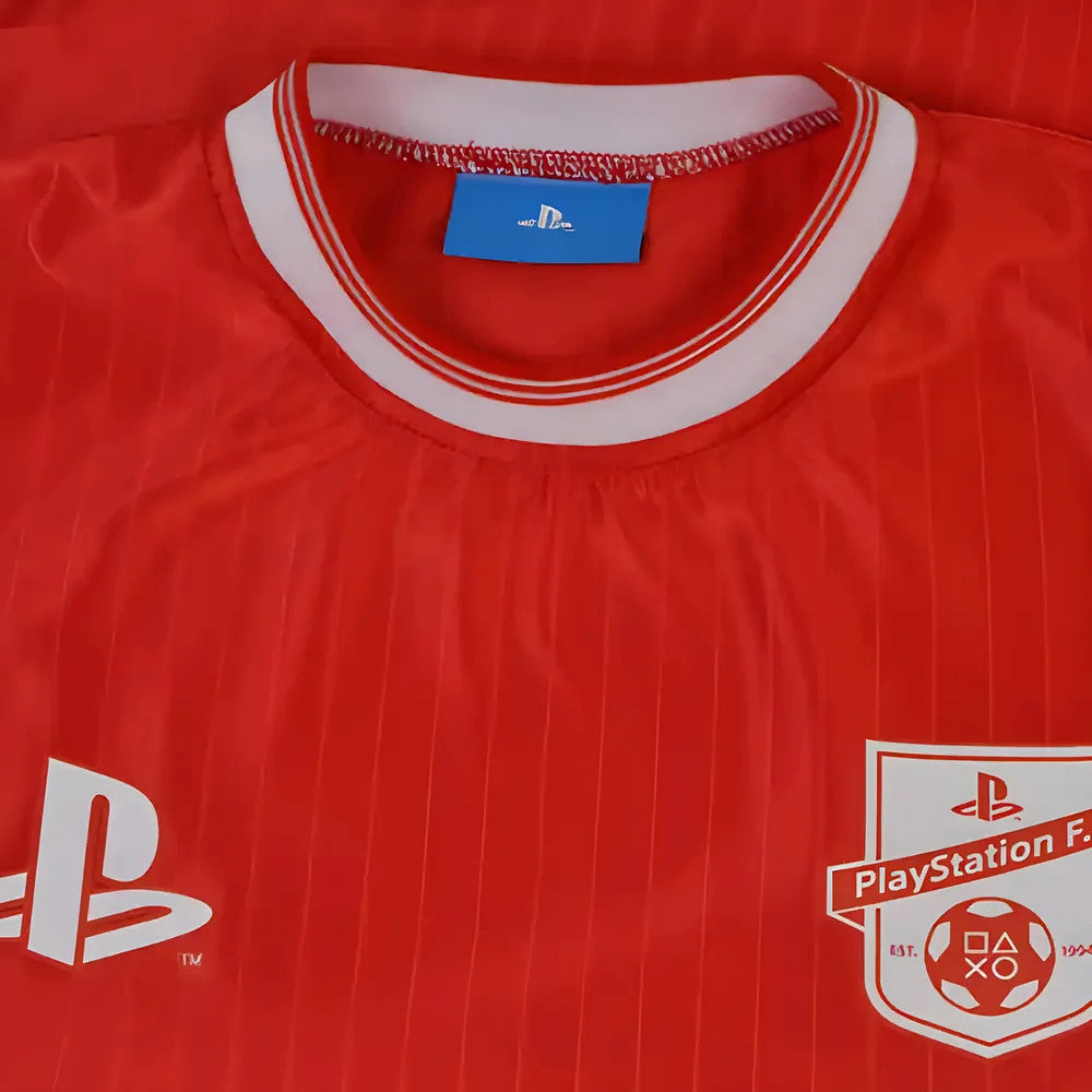 Playstation Tee Red Shadow Stripe Polyester_2
