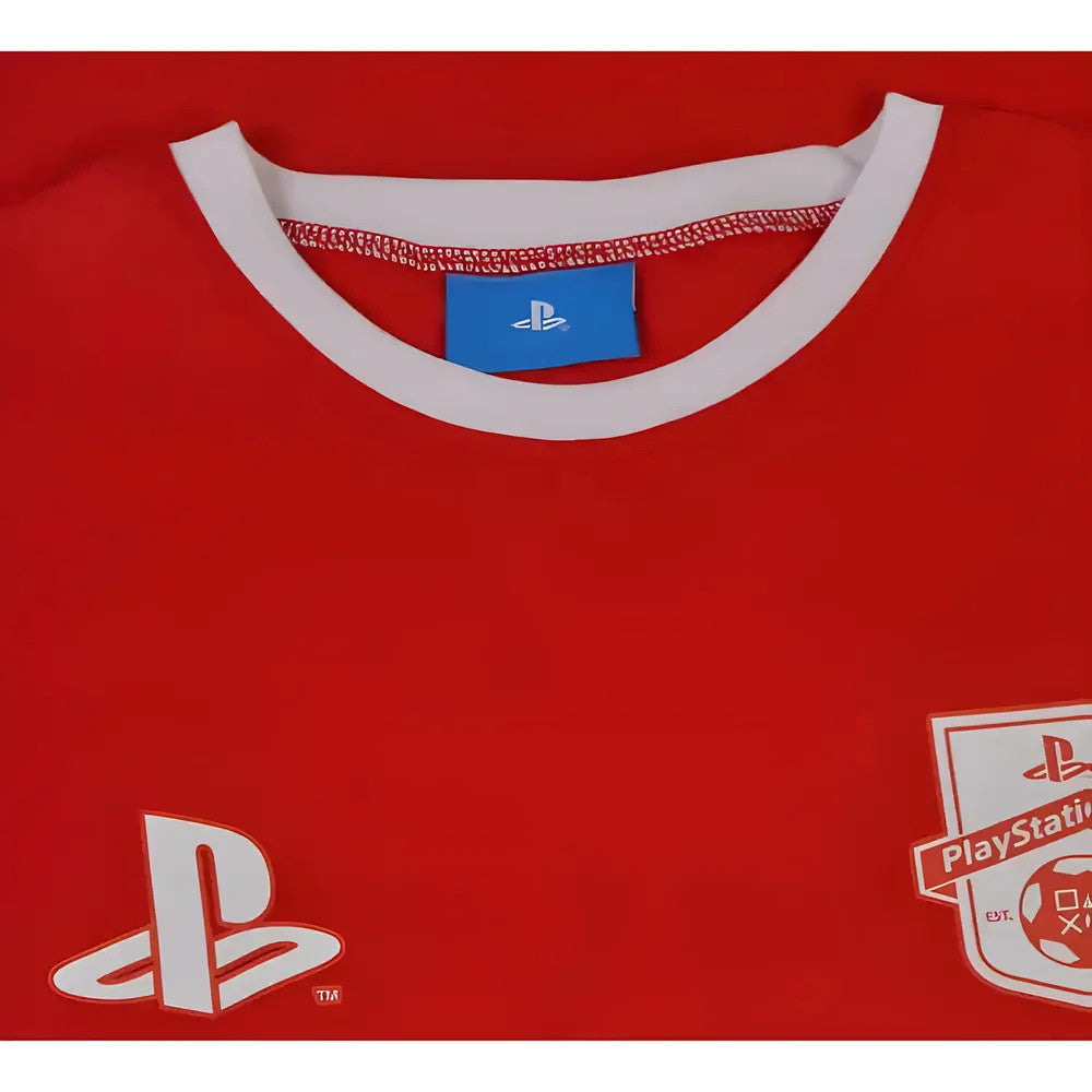 Playstation Tee Red Cotton_2