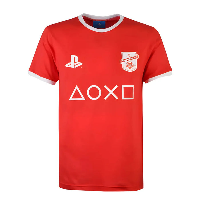 Playstation Tee Red Cotton_0