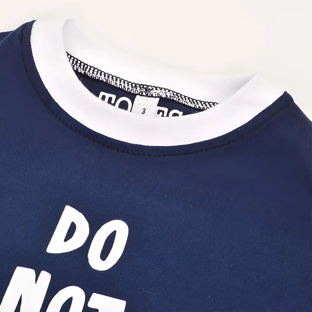 Kids Do Not Sub Me - Navy/White Ringer_2
